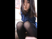 素颜清纯CD莫鱼接客，换上黑丝袜诱惑客人  被客人一顿猛操，太骚啦！