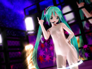 [MMD]透けR1N4ミクさんでSweetDevil[ダンリック]